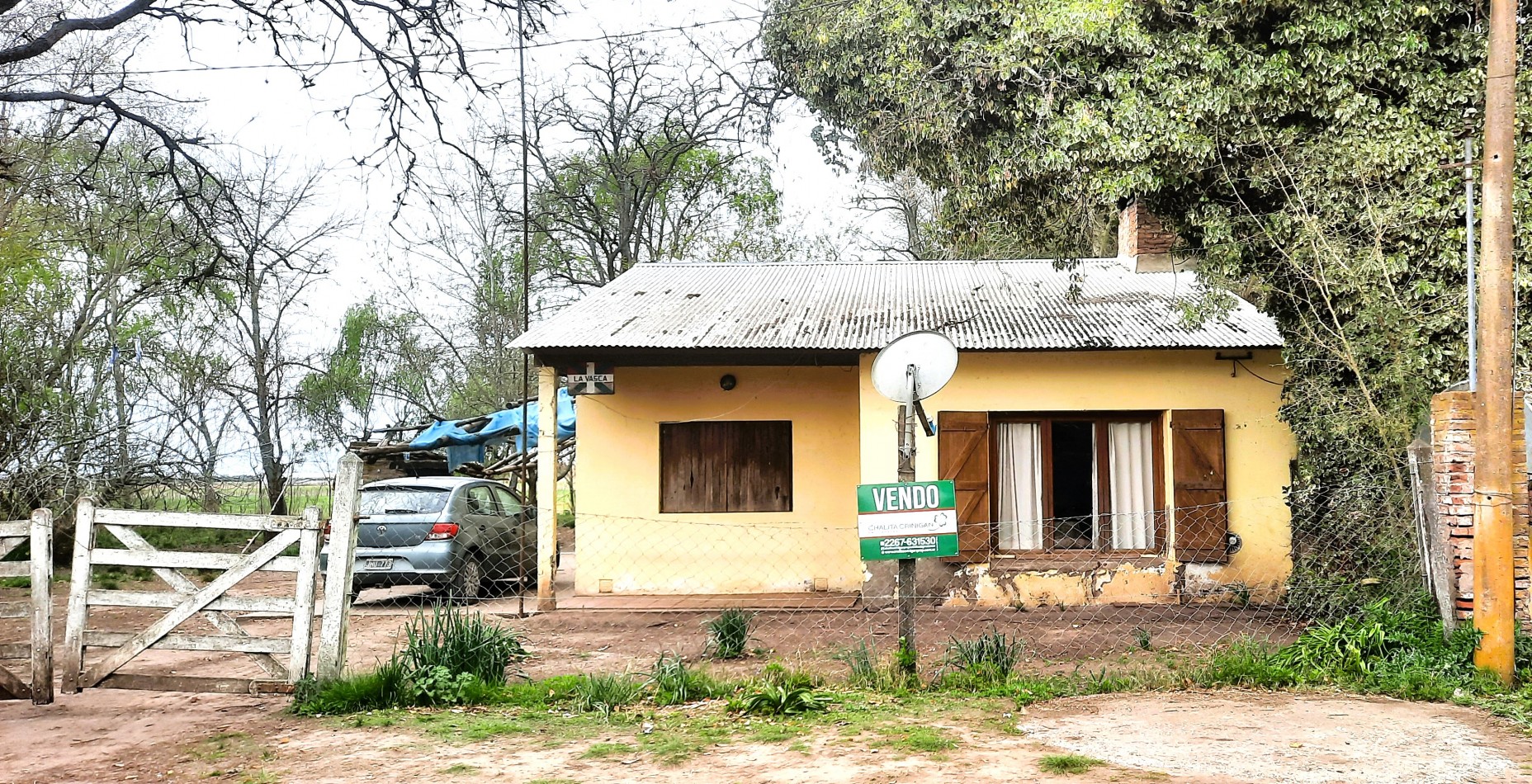 AMPLIO LOTE CON CASA A REPARAR. ENTORNO RURAL A 10´ DE PINAMAR