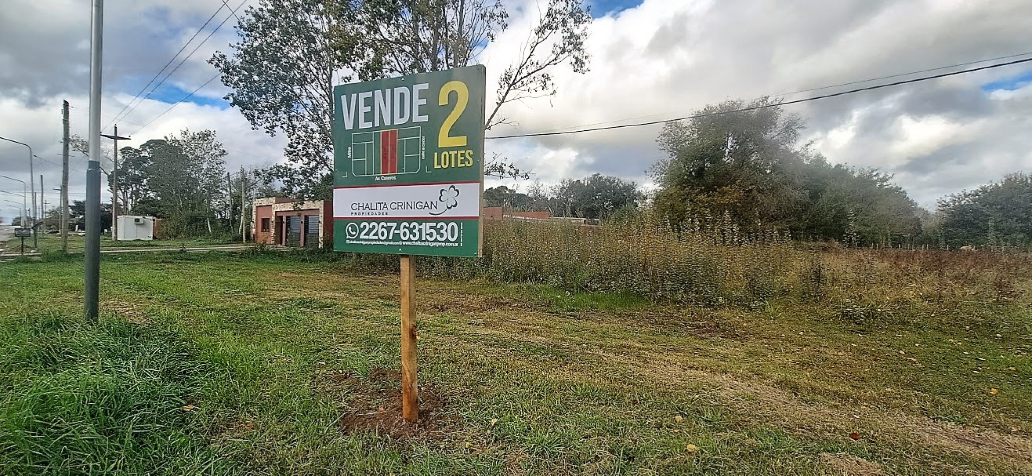 Gral. Madariaga, 2 lotes unifamiliares sobre Avenida.