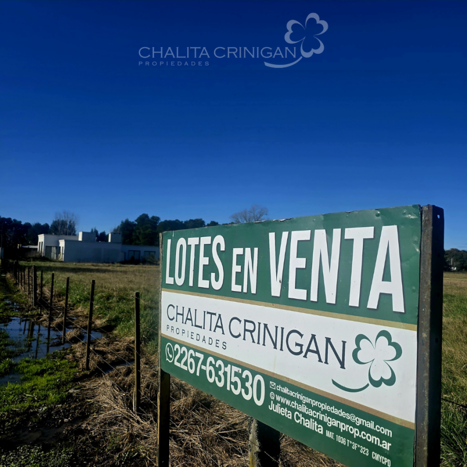 ¡VENTA! Gral. Madariaga, Bs. As.  Te presentamos este espectacular lote unifamiliar en zona residencial, rodeado de construcciones de gran nivel y un entorno de tranquilidad.