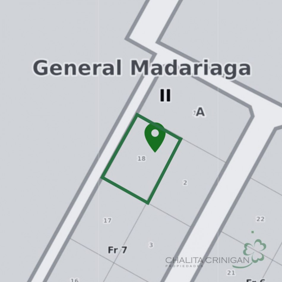 ¡VENTA! Gral. Madariaga, Bs. As. Lote con proyecto de vivienda, planos aprobados 